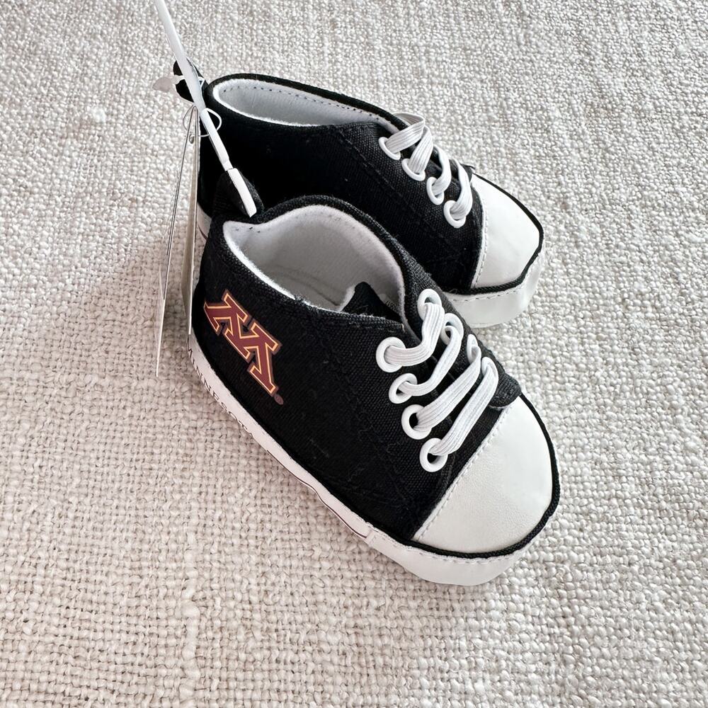 NEW Baby Fanatic University of Minnesota Soft Shoes 0-6mo